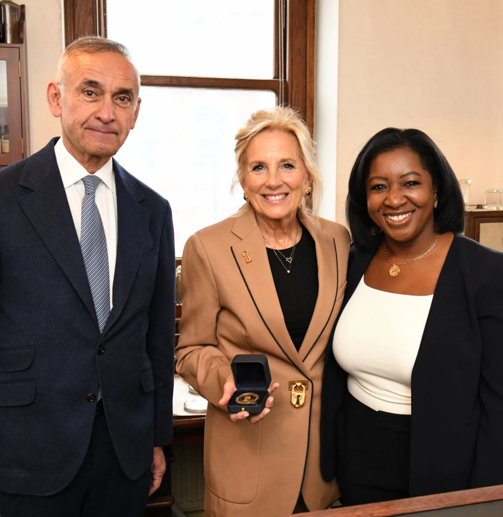 Lord Darzi, Dr Jill Biden, Esther Krofah
